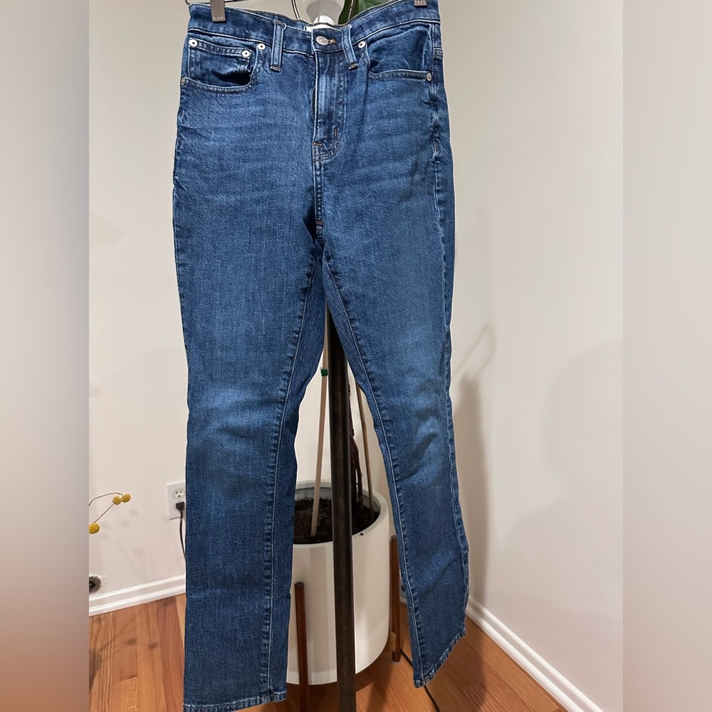 Madewell Women's Straight Leg Blue Jeans